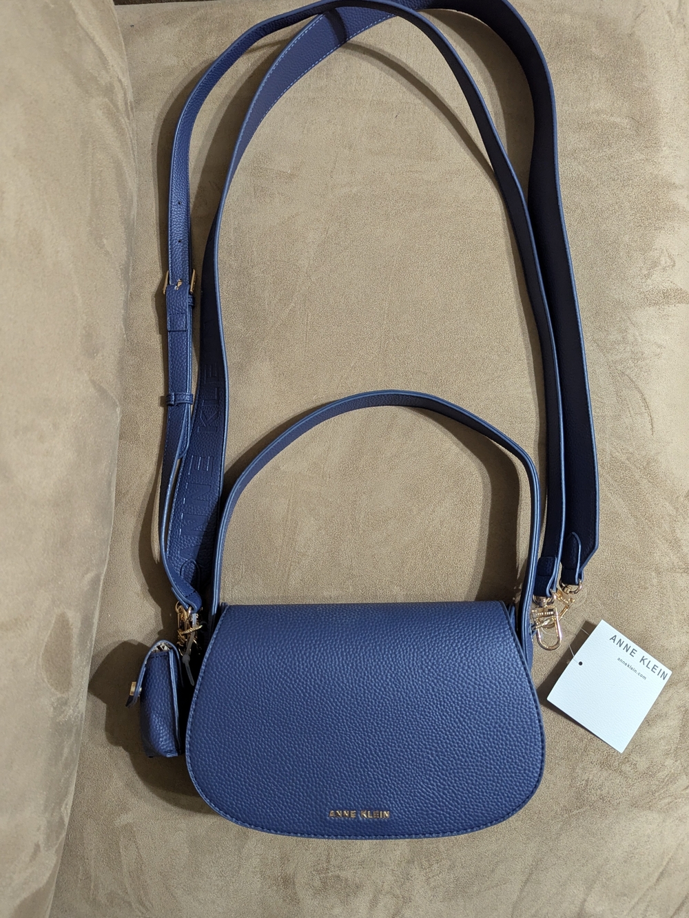 Anne Klein Midnight Blue Crossbody Bag